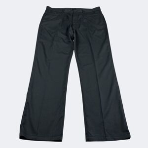 PGA Tour Mens Black Performance Casual Golf Pants Classic Stretch Trousers 34x30